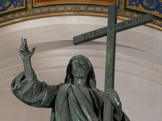 Standbeeld van Christus van de Andes, geschonken door Argentinië in 1913 - Foto: Margareta Svensson