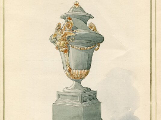 Dessin original du vase