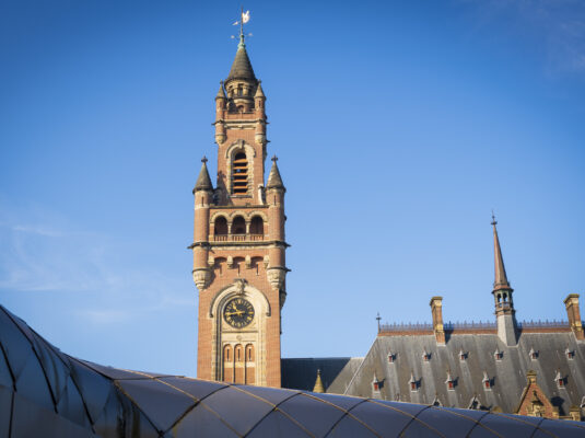 Peace Palace Tower with clock - Photo: Margareta Svensson